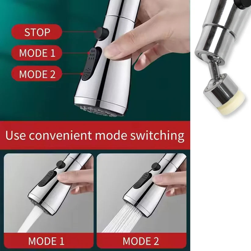 FlexiFlow™ 3-in-1 Kitchen Faucet Sprayer